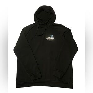 Nike Men's Dri-FIT GFX Pullover Hoodie FN3285-010 Court Black Blue NWT Size M